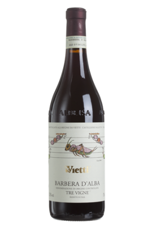 Vietti - Barbera d'Alba Trevìe Italië Piëmont Tre vigne rode wijn