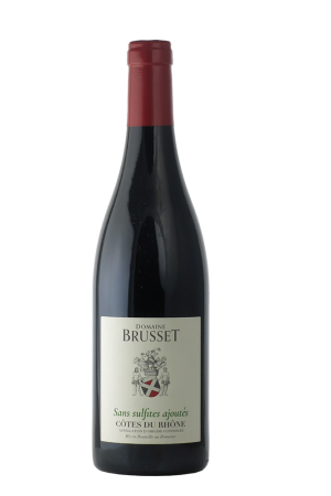 Rode wijn Brusset - Côtes du Rhône Sans Sulfites Ajoutés Rhône Frankrijk