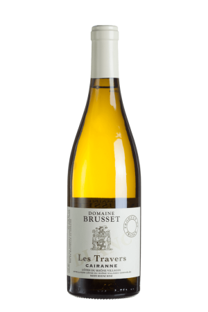 Witte wijn Brusset -  Cairanne Les Travers Blanc Rhône Frankrijk