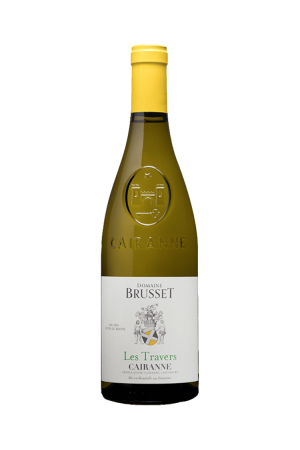 Witte wijn Brusset -  Cairanne Les Travers Blanc Rhône Frankrijk
