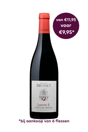 Domaine Brusset - Côtes du Rhône Rouge Laurent B Frankrijk rode wijn