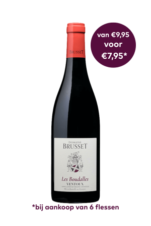 Rode wijn Brusset - Ventoux Les Boudalles Rhône Frankrijk