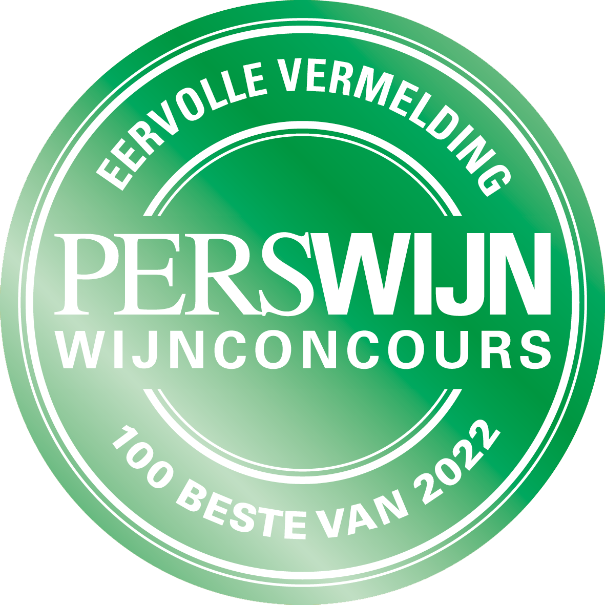 Eervolle vermelding Wijnconcours 2022